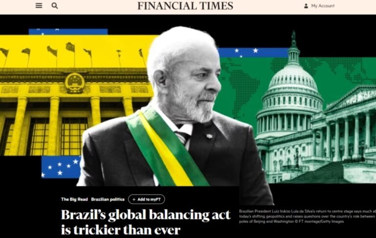 Com Trump e guerras, Lula enfrenta cenário global “muito mais complicado”, diz FT